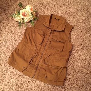 J. Crew Military Style Vest